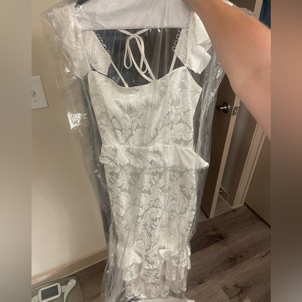 V. Chapman Violet dress in Coconut Macaron - Picture 8 of 11